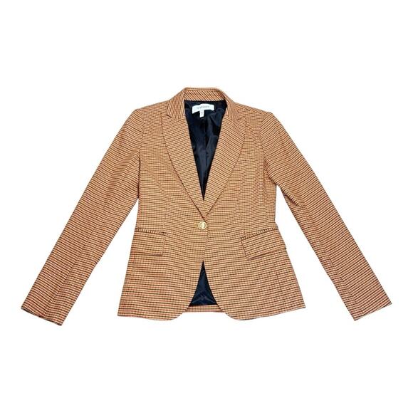 Derek Lam 10 Crosby Allie Houndstooth Blazer Size 2 - Picture 3 of 6